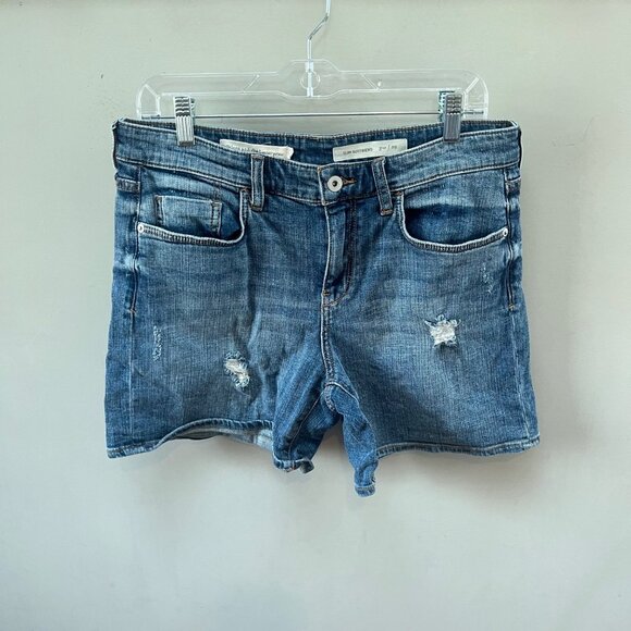 Pilcro Slim Boyfriend Denim Shorts- Size 29‎ - Picture 1 of 5